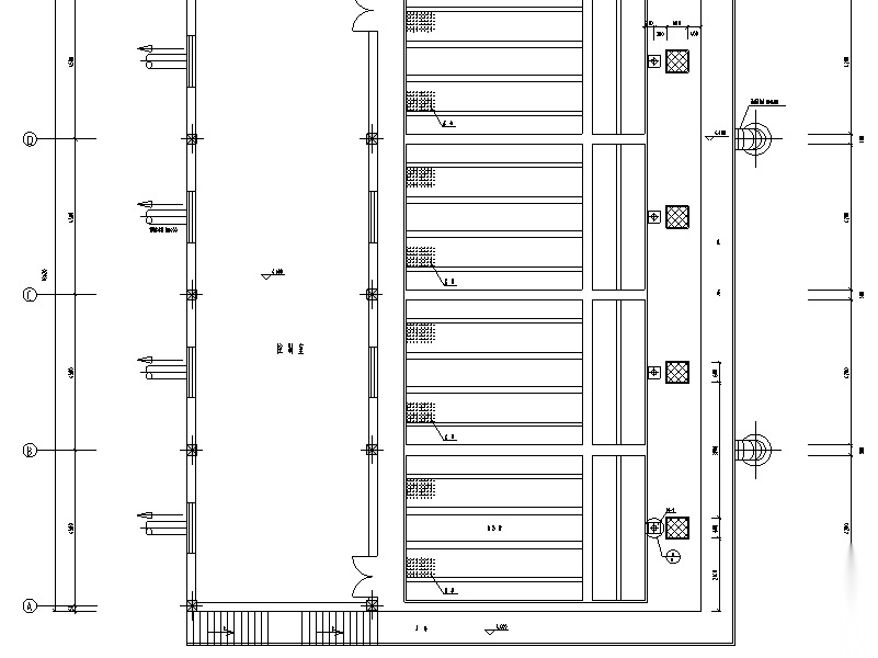 山西四万吨污水厂中水回用工艺图纸（CAD）