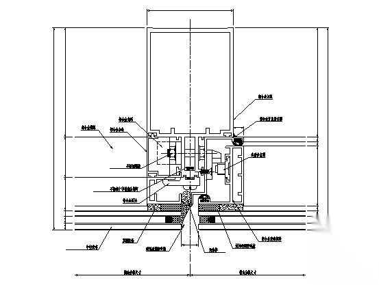 幕墙130系列节点图 建筑通用节点