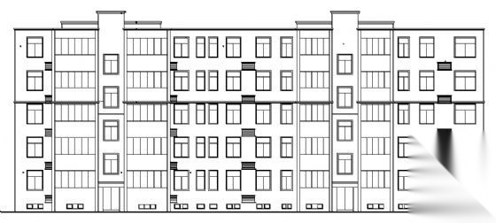 某五层住宅楼建筑施工图