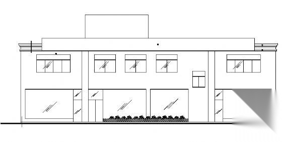 某加油站建筑方案图