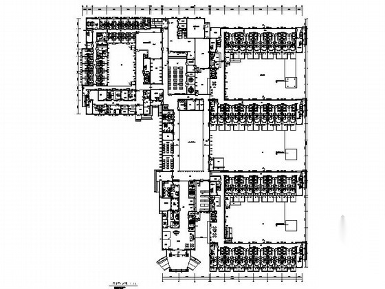 [天津]滨海新城阳光家园老年福利现代养护院装修施工图...