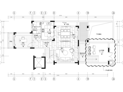 [南昌]新力铂园叠墅样板间+公区项目施工图 平层