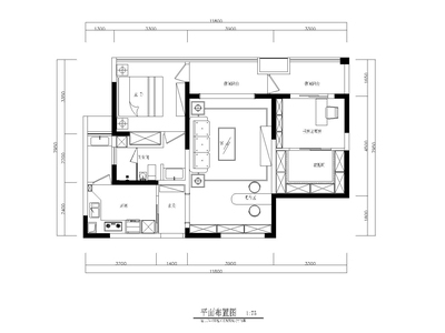 铭筑设计-地中海风格私人住宅施工图+效果图 平层