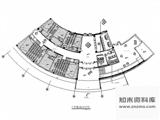 施工图艺术中心电影院室内装修图