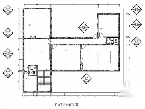 [山西]高档气派新中式风格办公室施工图