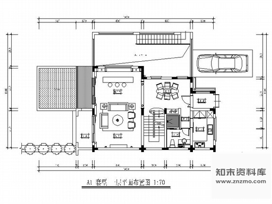 施工图三亚原创精品古典三层别墅样板房室内CAD装修图含效果