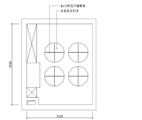 顶棚布置CAD图块