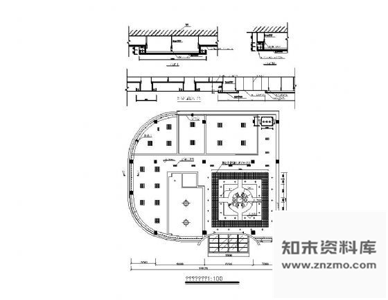 图块/节点售楼中心吊顶详图Ⅱ