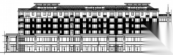 [碧天家园]二期某六层商住楼建筑施工图