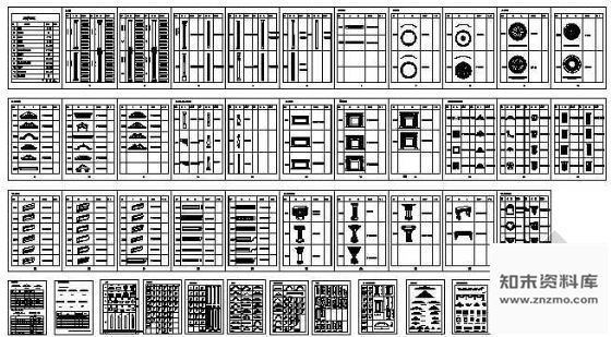 图块/节点CAD建筑常用图块