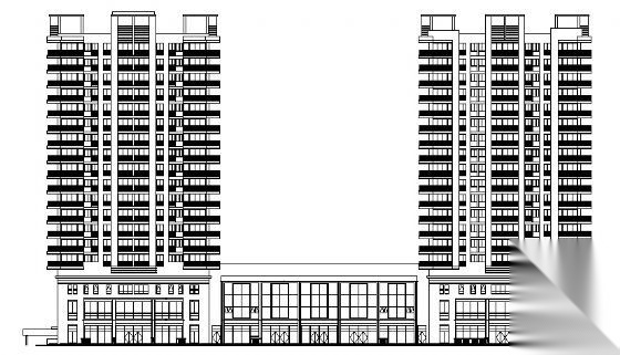 某十八层商住楼建筑方案图