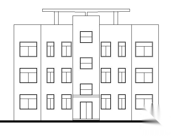 奉贤中学专家楼建筑扩初图