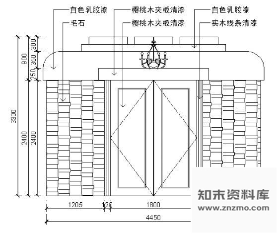 图块/节点餐厅包间立面