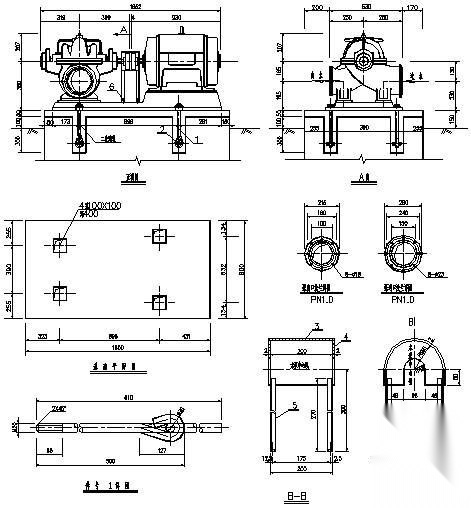水泵安装标准大样图