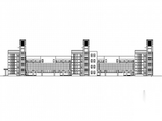 某小学四层教学综合楼建筑施工图