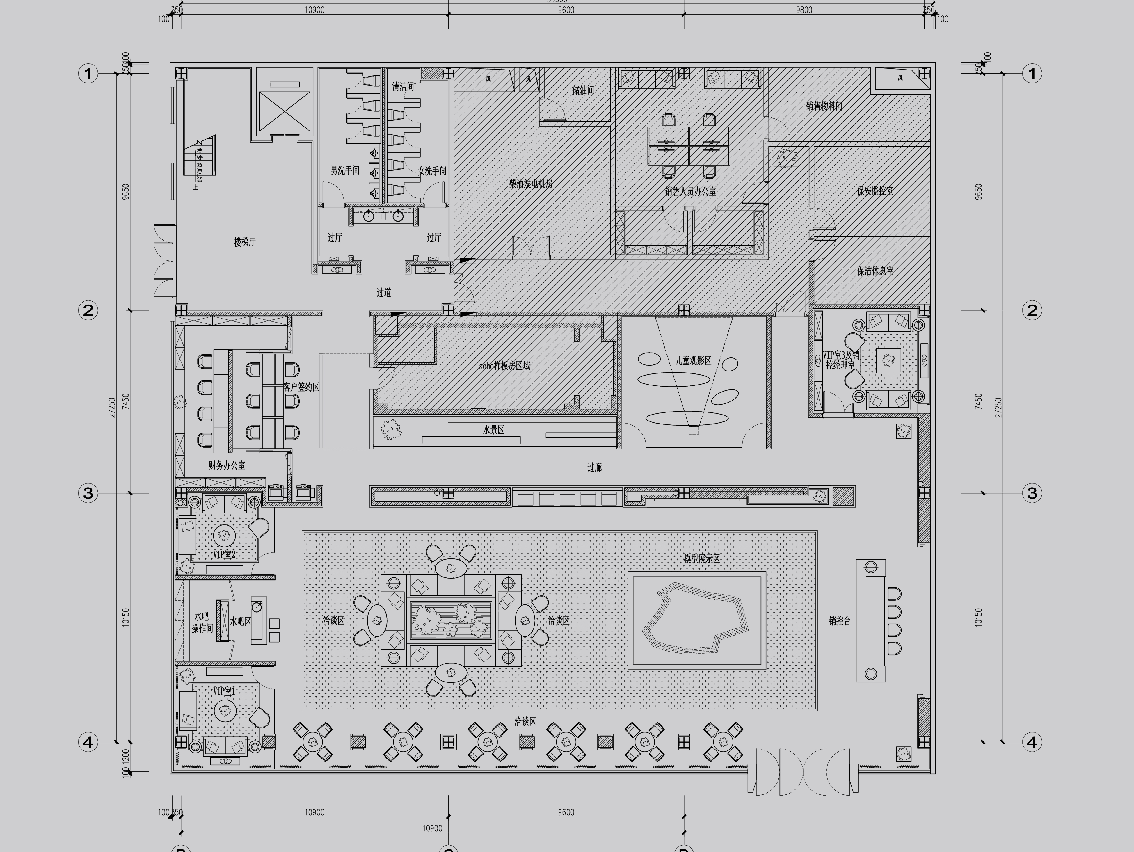 Benoy贝诺-售楼部 施工图 效果图 材料清单