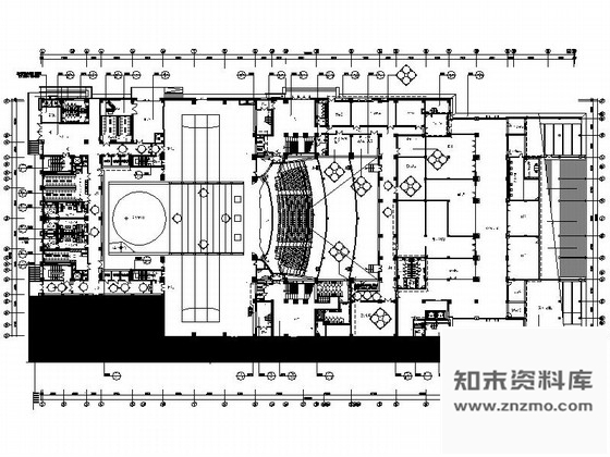 施工图甘肃兰州某会展中心大剧院兼会议中心竣工图