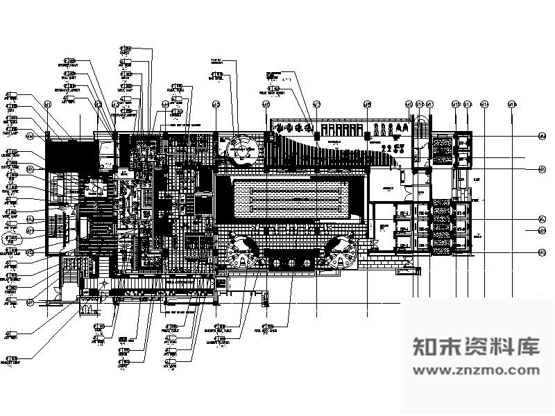 施工图北京某酒店SPA室内施工图