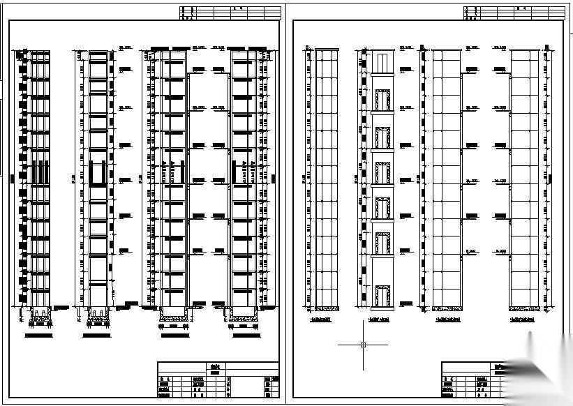 某幕墙电梯结构设计图