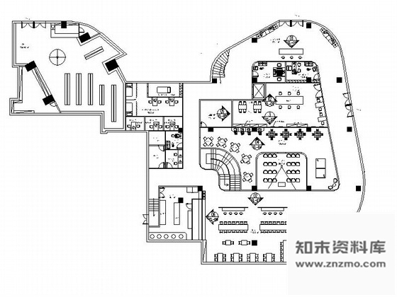 施工图河南温馨舒适社区养老院室内装修CAD施工图