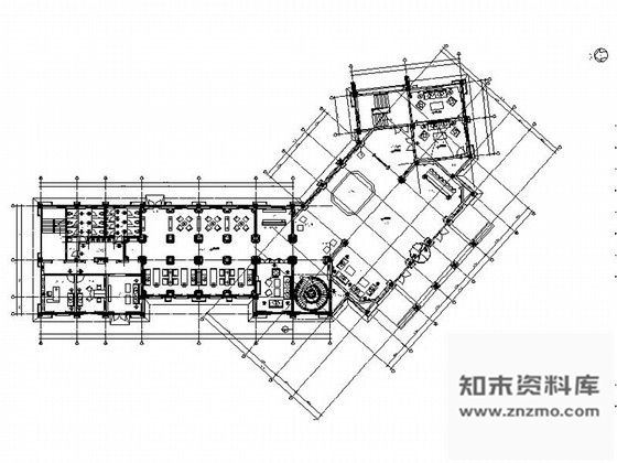 施工图安徽豪华欧式风格销售中心室内装修施工图图纸完整，推荐下载！