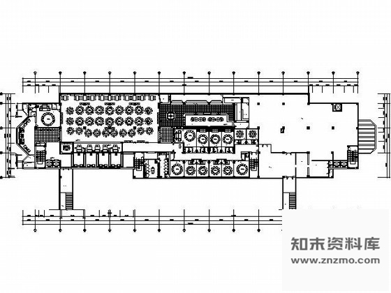 施工图绍兴五星级大酒店三层餐厅施工图