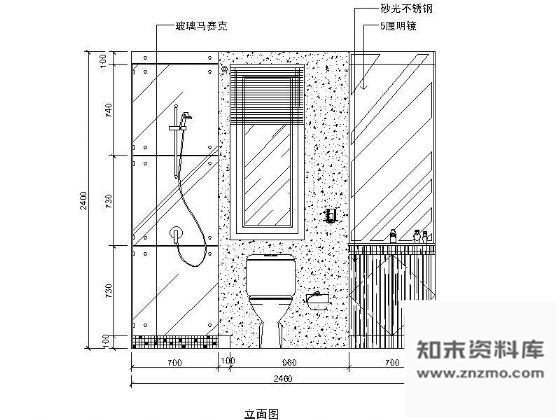 图块/节点20个卫生间立面图