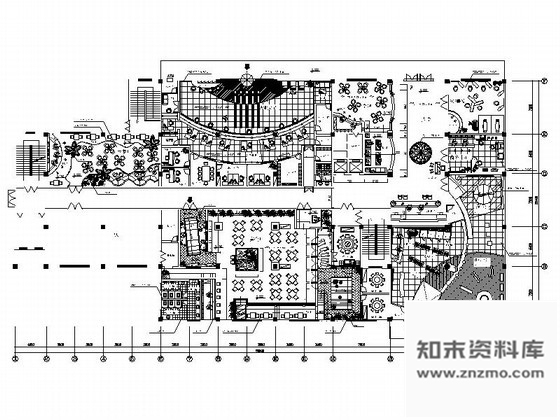 施工图中式风酒店局部装修图