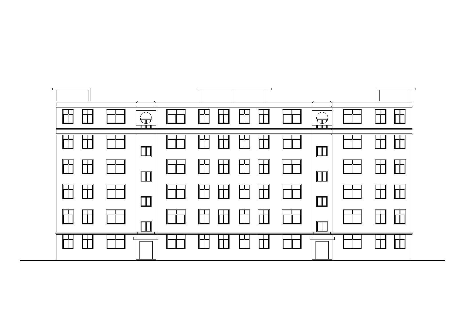 [河南]郑州某安置小区六层住宅楼建筑施工图