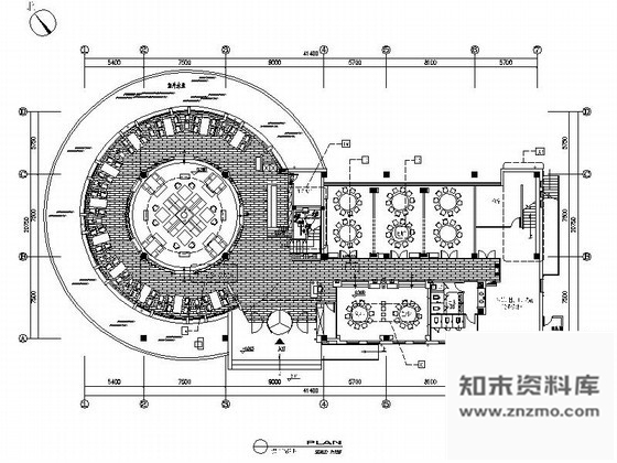 施工图苏州特色船菜精作坊餐厅施工图