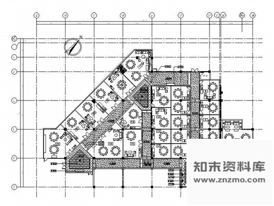 施工图酒店中餐厅包间装修图