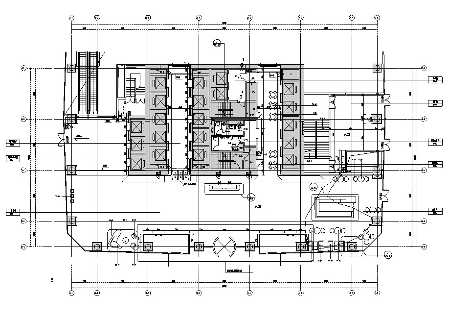 AECOM-置地广场C座大堂办公空间设计施工图（附效果图）