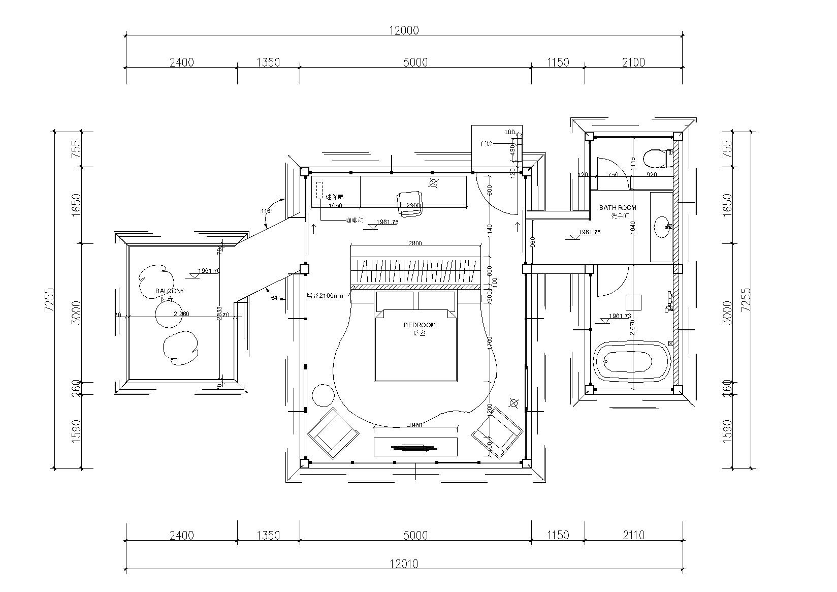 [云南]板栗林P4户型树屋体验住宅施工图 平层