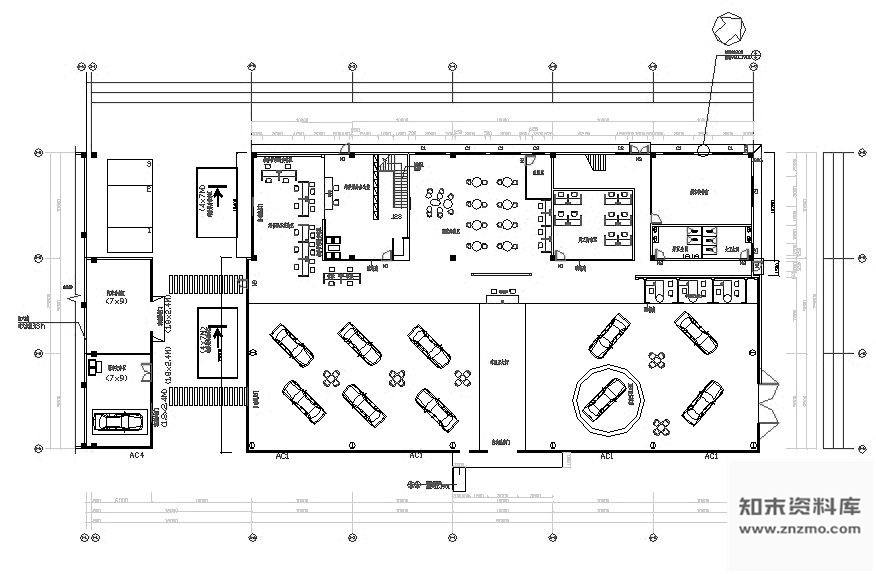 施工图一汽TOYOTA展厅设计图