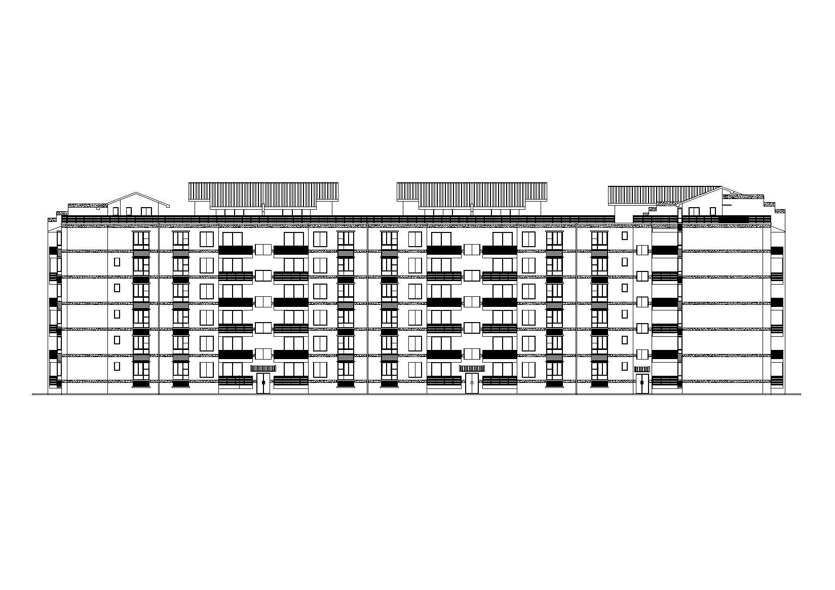 [四川]天香园阁楼多层住宅楼建筑施工图