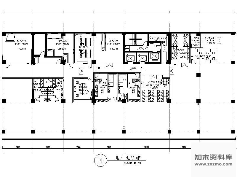 施工图北京某快捷酒店装修图