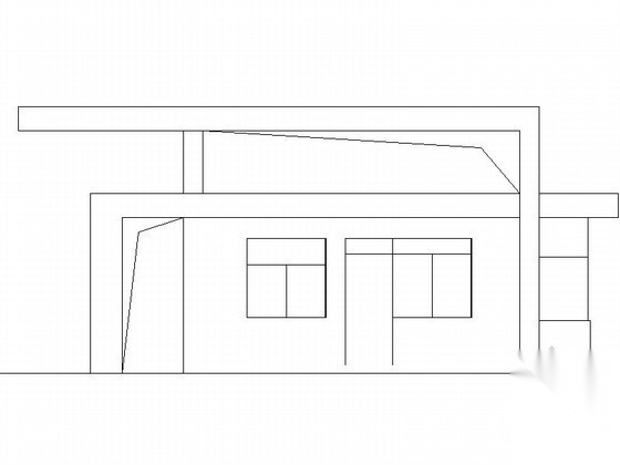 某住宅小区大门建筑施工图