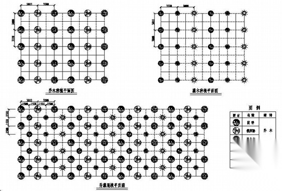 广东深圳某水库水土保持边坡绿化施工图 景观