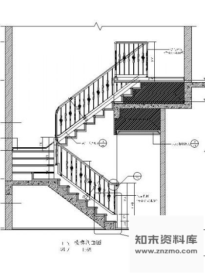 图块/节点复式楼梯详图