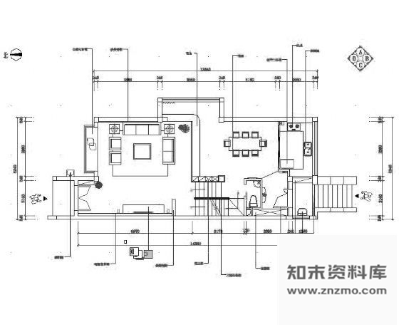 图块/节点别墅方案平面图