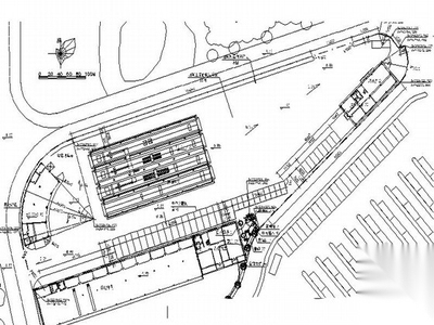 [浙江]汽车综合性能检测站室外景观施工图