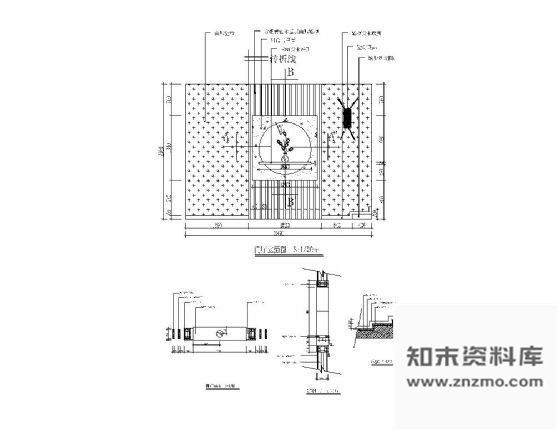 门厅装饰墙详图