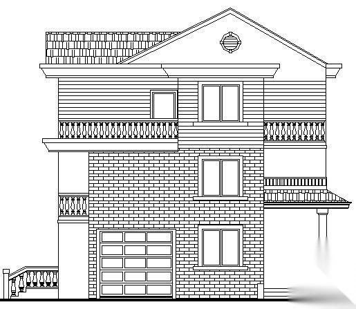 清湖镇某村三层住宅楼建筑结构施工图