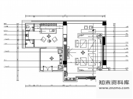 施工图北京量贩式KTV包厢室内设计施工图