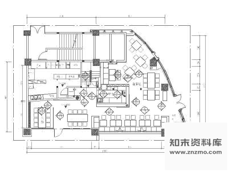 施工图某面馆装修图