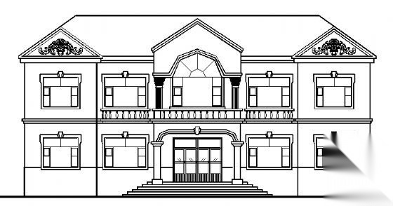 庆安某加油站建筑方案图