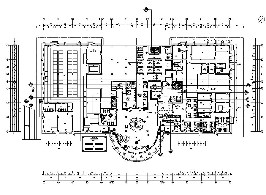 新古典异域风情休闲水疗会所空间设计施工图（附效果图）