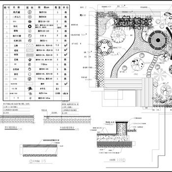 庭院景观|CAD施工图