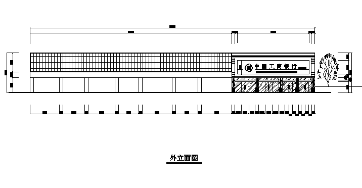 四套多层银行建筑施工图