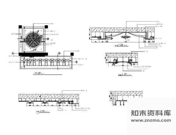 图块/节点装饰造型顶详图